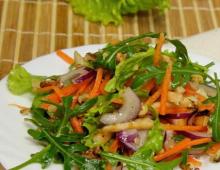 Вкусный салат с жареной морковью и луком – простой домашний рецепт приготовления с пошаговыми фото