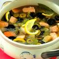 Cooking “Fish solyanka in a frying pan”