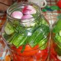 Vegetable garden salad for the winter: recipes, preparation for preservation